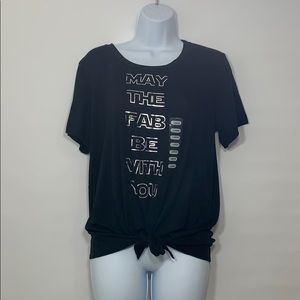 Disney Star Wars front tie tee shirt 11241000